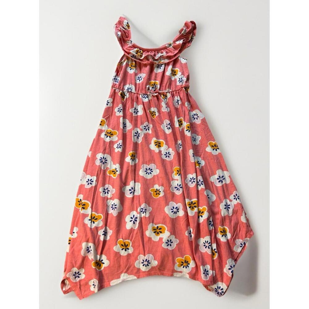 Girls Cat & Jack Sleevelss Pink Dress with Flowers, size L 10-12